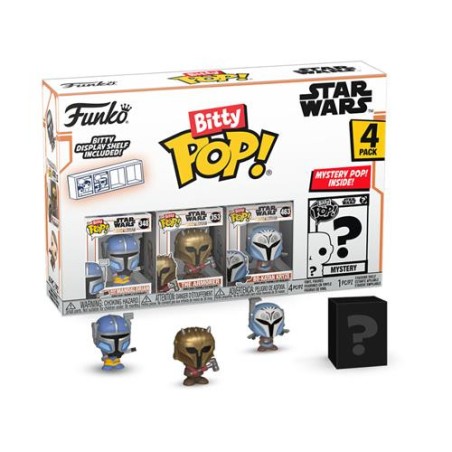 Bitty Pop! - Star Wars - The Mandalorian - Heavy Mandalorian 4 Pack